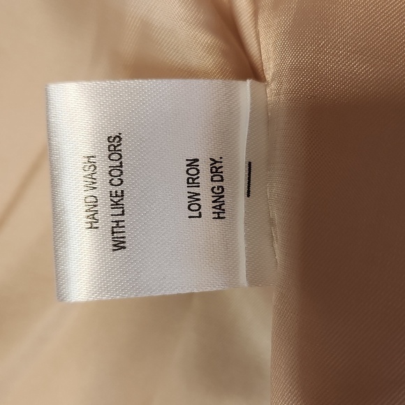 NWT Vicky and Lucas color block double-breasted trench coat sz L midi - Picture 12 of 14